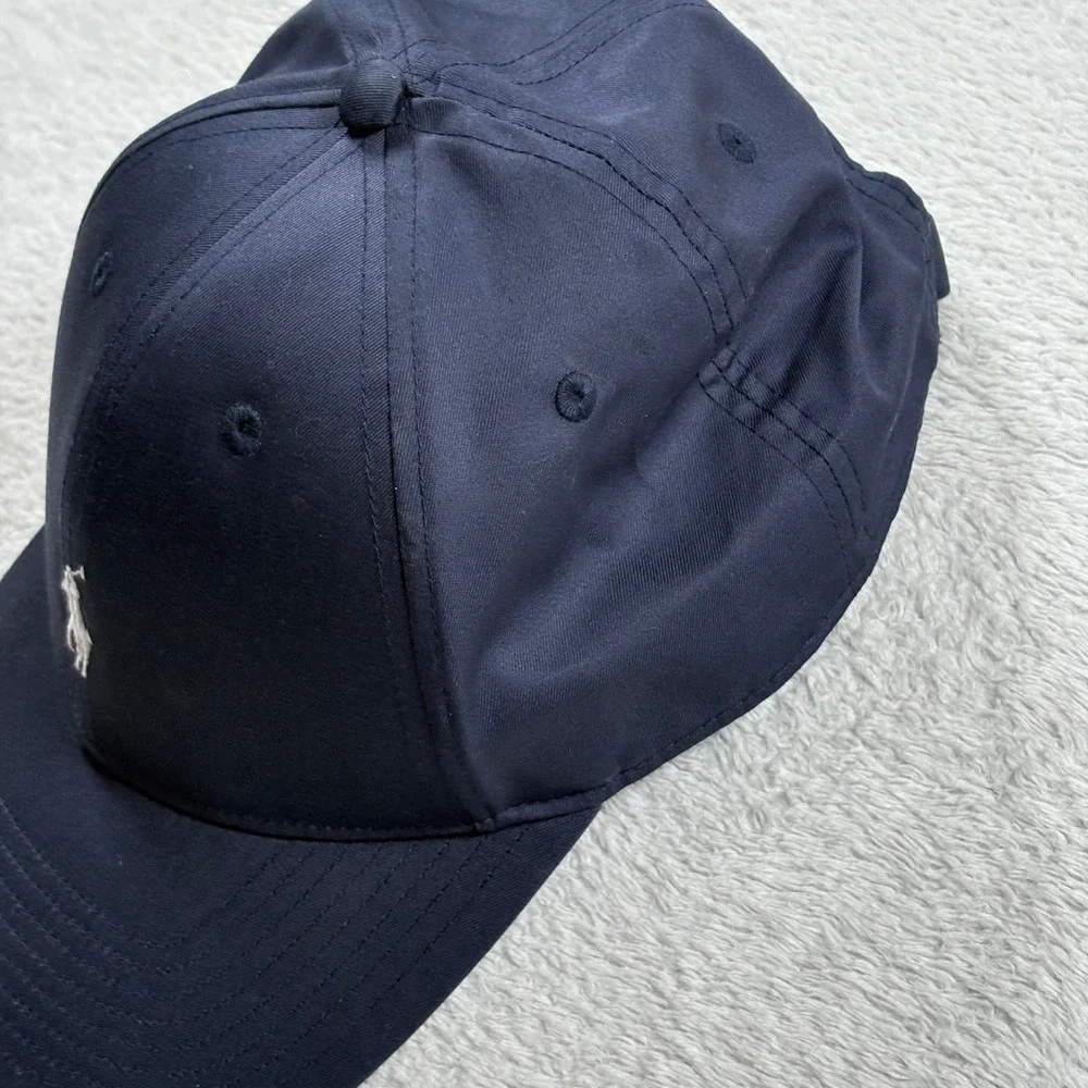 Polo Ralph Lauren US Open Tennis Hat Navy Blue Adjustable Baseball Cap Logo